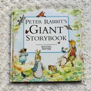 PETER RABBIT'S GIANT STORYBOOK HARDCOVER 1999, FIRST ED, 12" x 12" x 1"
